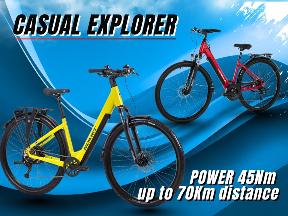 Casual Explorer rear motor e-bike