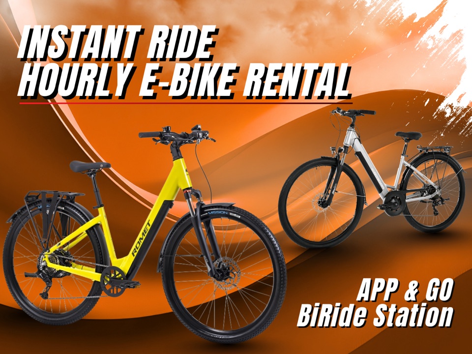 Instant Ride hourly e-bike